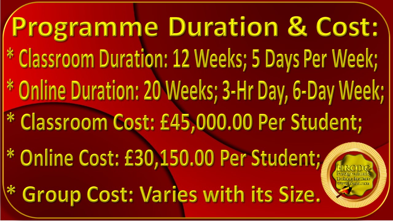 Graphics About Postgraduate Diploma Programme Duration and Cost