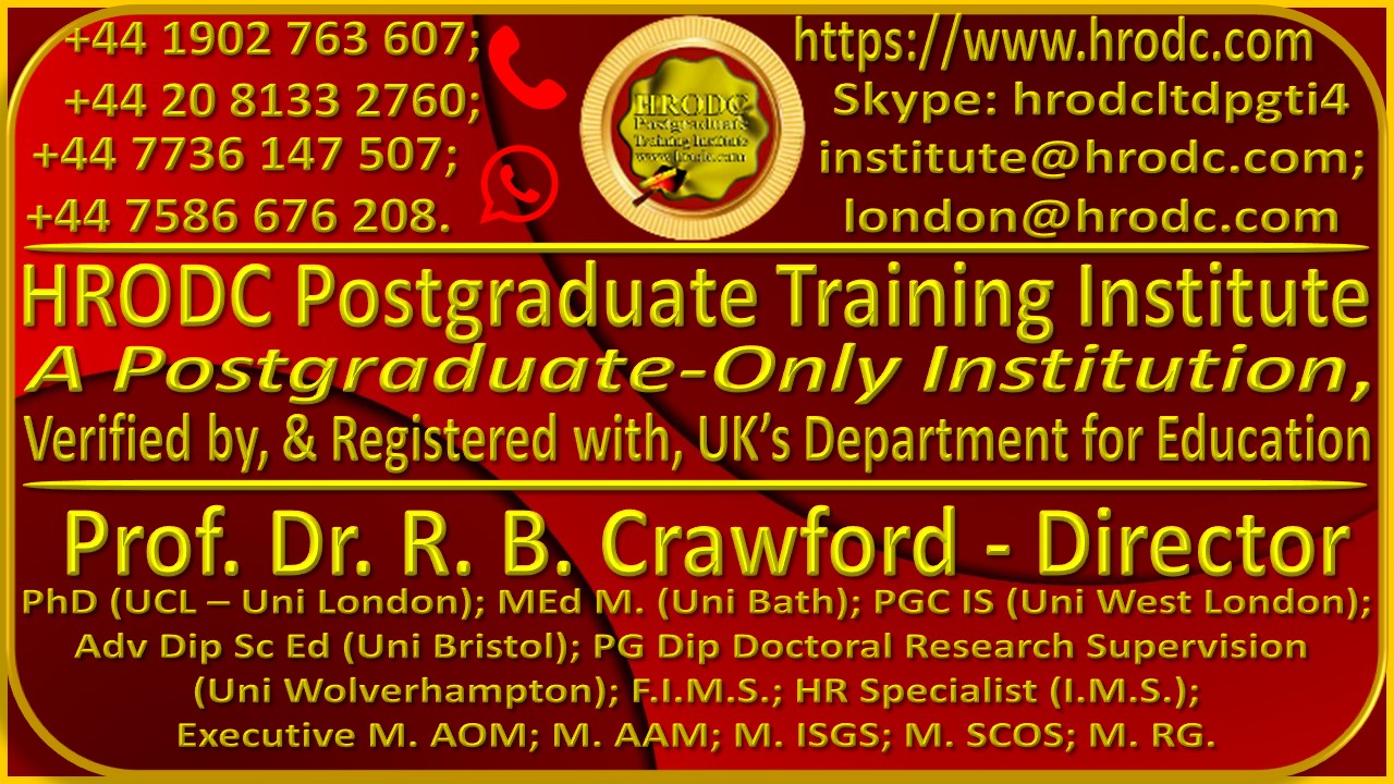 Information Graphics for HRODC Postgraduate Training Institute: https://www.hrodc.com. 