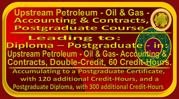PG Course Information Graphics, for: Upstream Oil & Gas Accounting and Contracts: Oil & Gas Operations, Mineral Rights, Leases & Successful Efforts Accounting, Course Information Graphics.